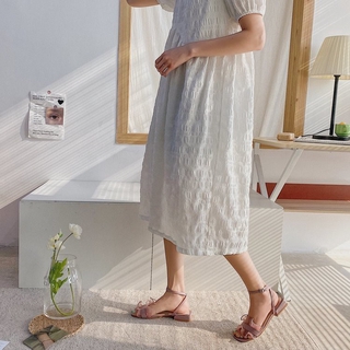 Giày Sandal Nữ Đế Thấp Thời Trang Hàn
