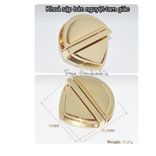 Khoá sập - tam giác túi xách