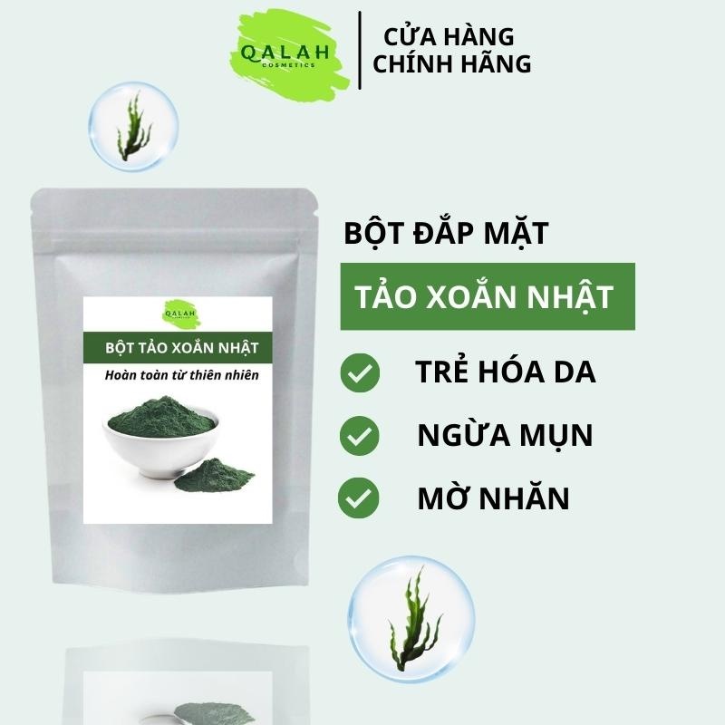 Bột Tảo xoắn nguyên chất Spirulina Nhật bản 100gr - Tảo xoắn cao cấp chuyên vi kim spa