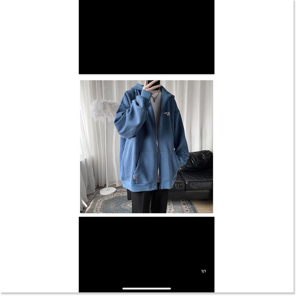 Áo nỉ dây kéo form to y hình SIÊU ĐỆP THỜI TRANG HÀN QUỐC HOT KOKO MI STORE