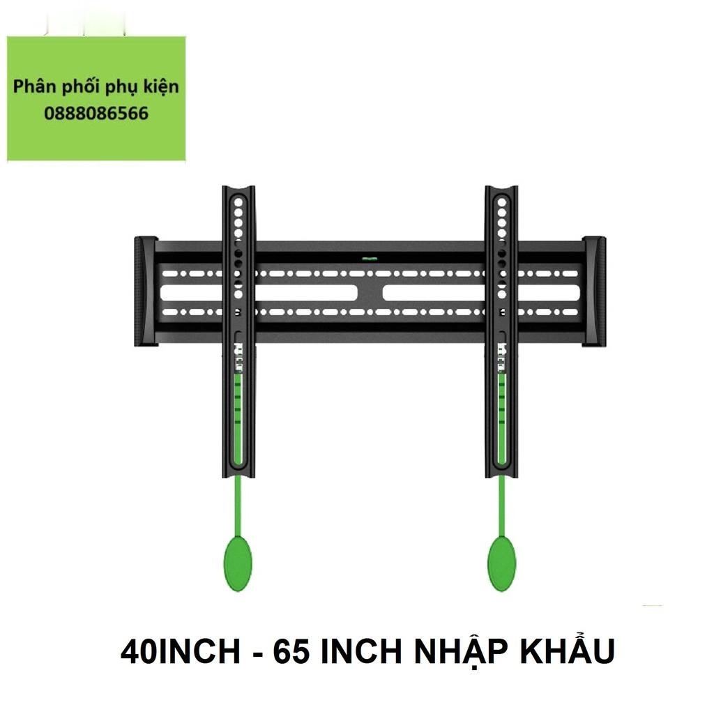 Giá treo tivi, kệ treo tivi, khung treo tivi thẳng tường dày đẹp cho mọi hãng tivi từ 14inch-65inch