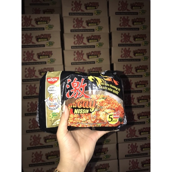 Mì Cay Nissin Gà Cay Hàn Quốc 6 Lốc x 30 Gói | BigBuy360 - bigbuy360.vn