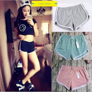 Quần short nữ lưng thun, Quần đùi nữ lưng thun đủ size từ 38-75kg