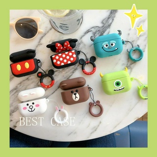 Ốp bảo vệ hộp sạc tai nghe hình xinh xắn thích hợp cho Airpods 1 / 2