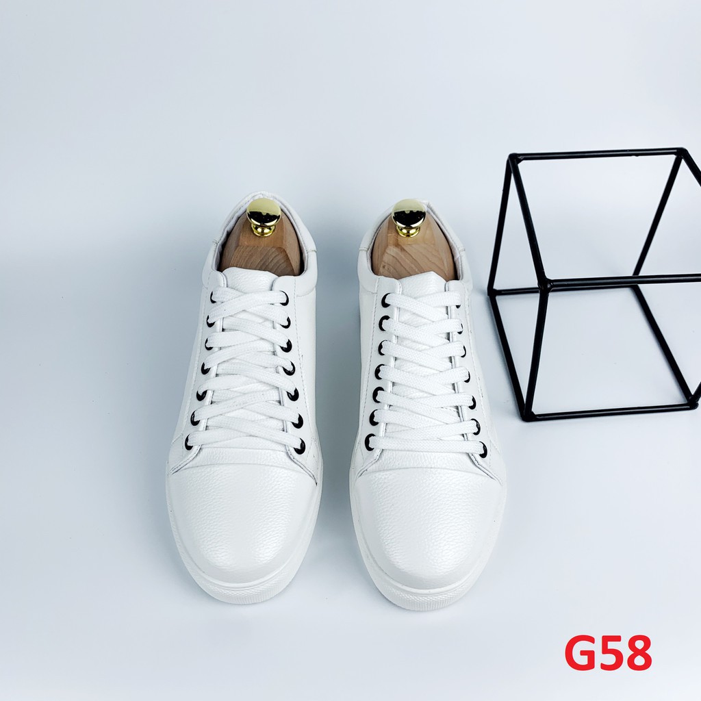 Giày Nam Cao Cấp Full Trắng Style Basic | BigBuy360 - bigbuy360.vn