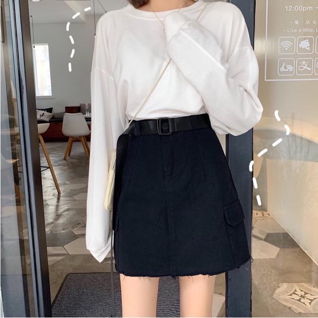 Chân váy kaki tặng kèm thắt lưng | BigBuy360 - bigbuy360.vn