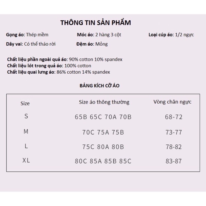 Áo Lót Quây Ren Đệm Mỏng Có Gọng Quyến Rũ B474 ms 9202