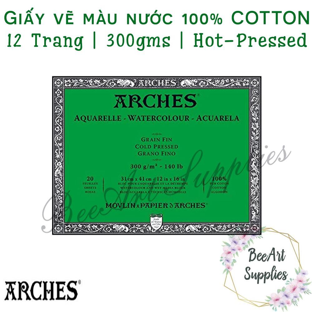 Giấy màu nước hạng hoạ sĩ Arches