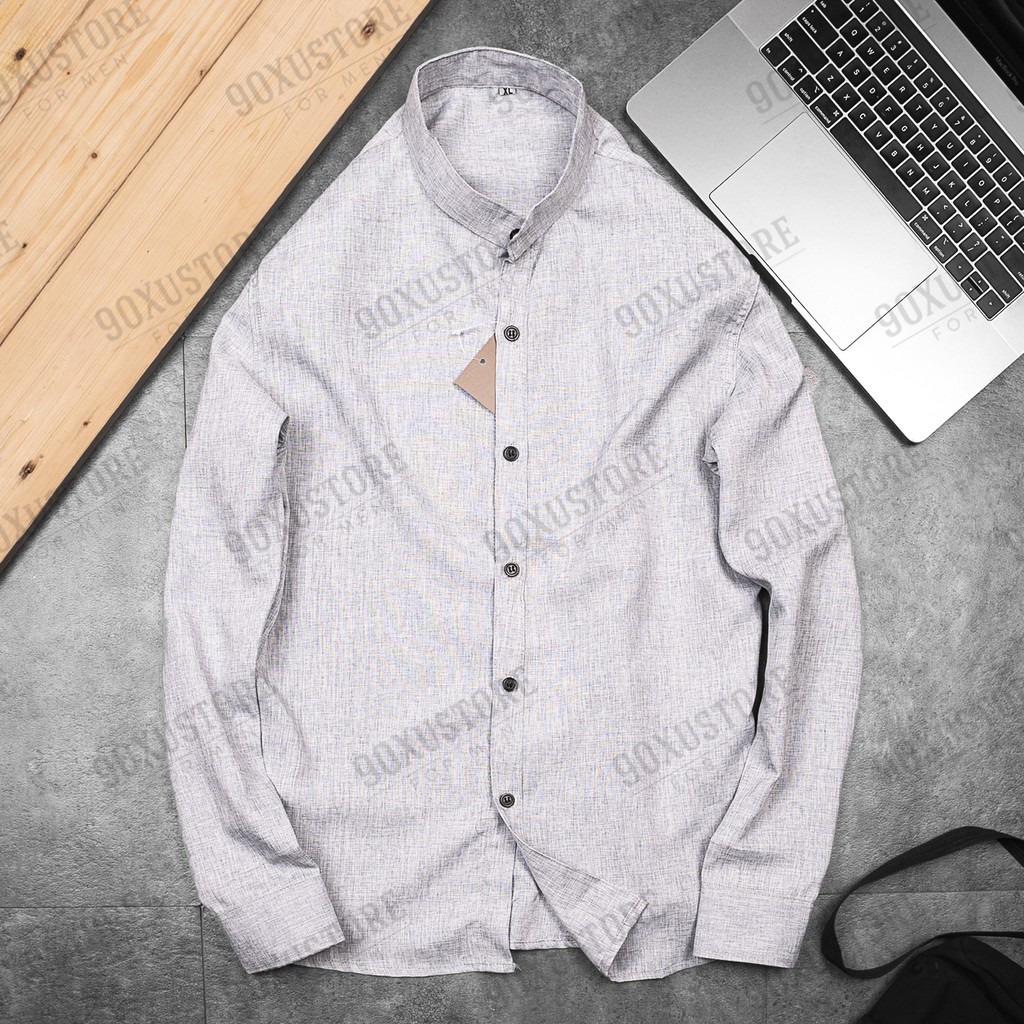 Áo Sơ Mi Nam dài tay vải đũi kiểu dáng Hàn Quốc , mát mẻ , trẻ trung , năng động | BigBuy360 - bigbuy360.vn