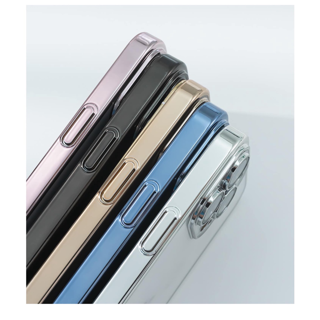 Ốp lưng TOTU Bảo Vệ Camera iPhone 14 / 13 - Lưng trong viền màu màu chính hãng