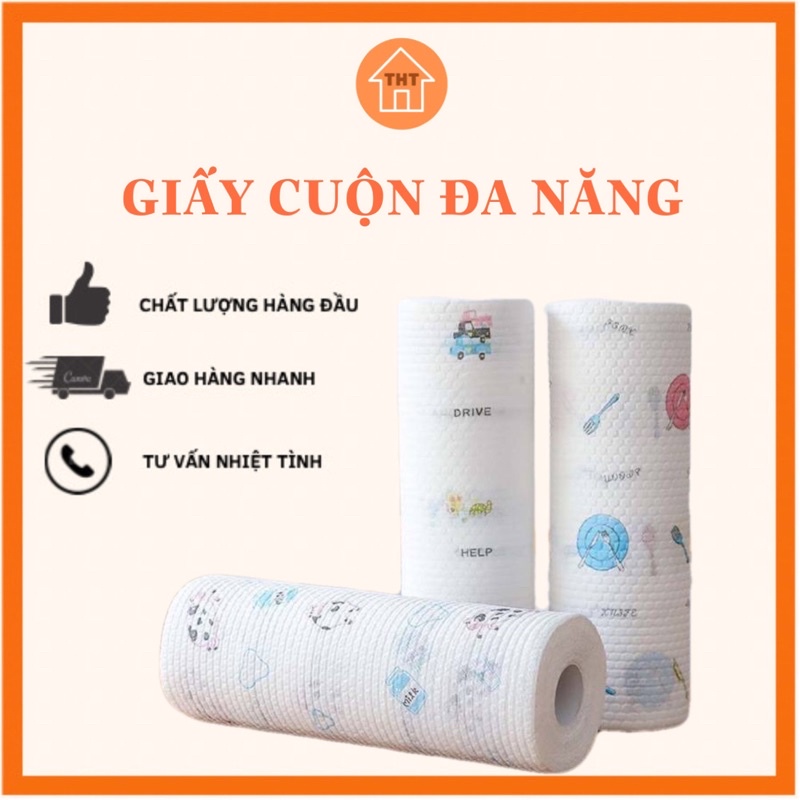 Giấy Cuộn Lau Đa Năng, Lau Bếp Có Thể Giặt Được, Khăn Giấy, Khăn Lau Bếp