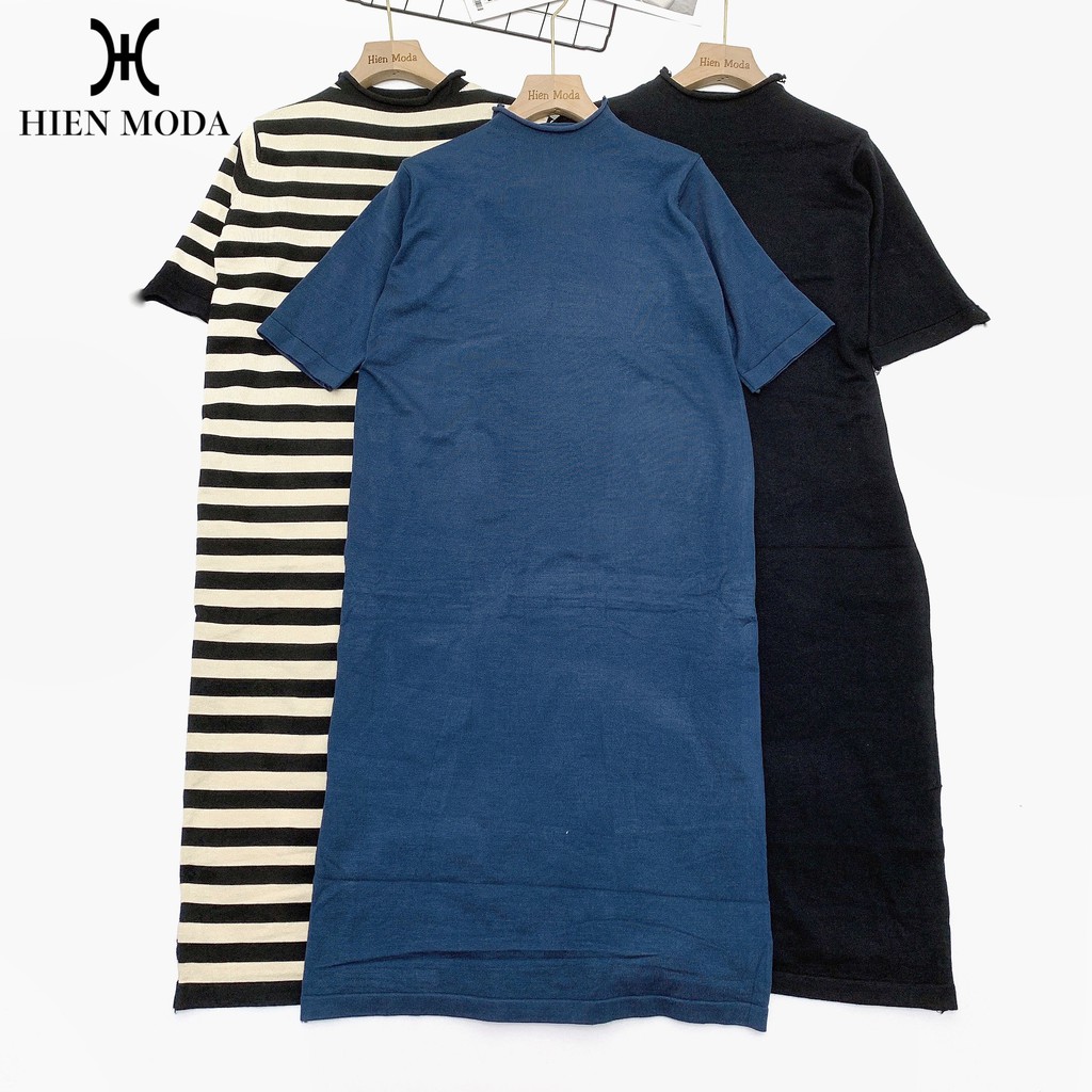 Váy len xuông dáng dài , Váy len cổ 3 phân ngắn tay | BigBuy360 - bigbuy360.vn