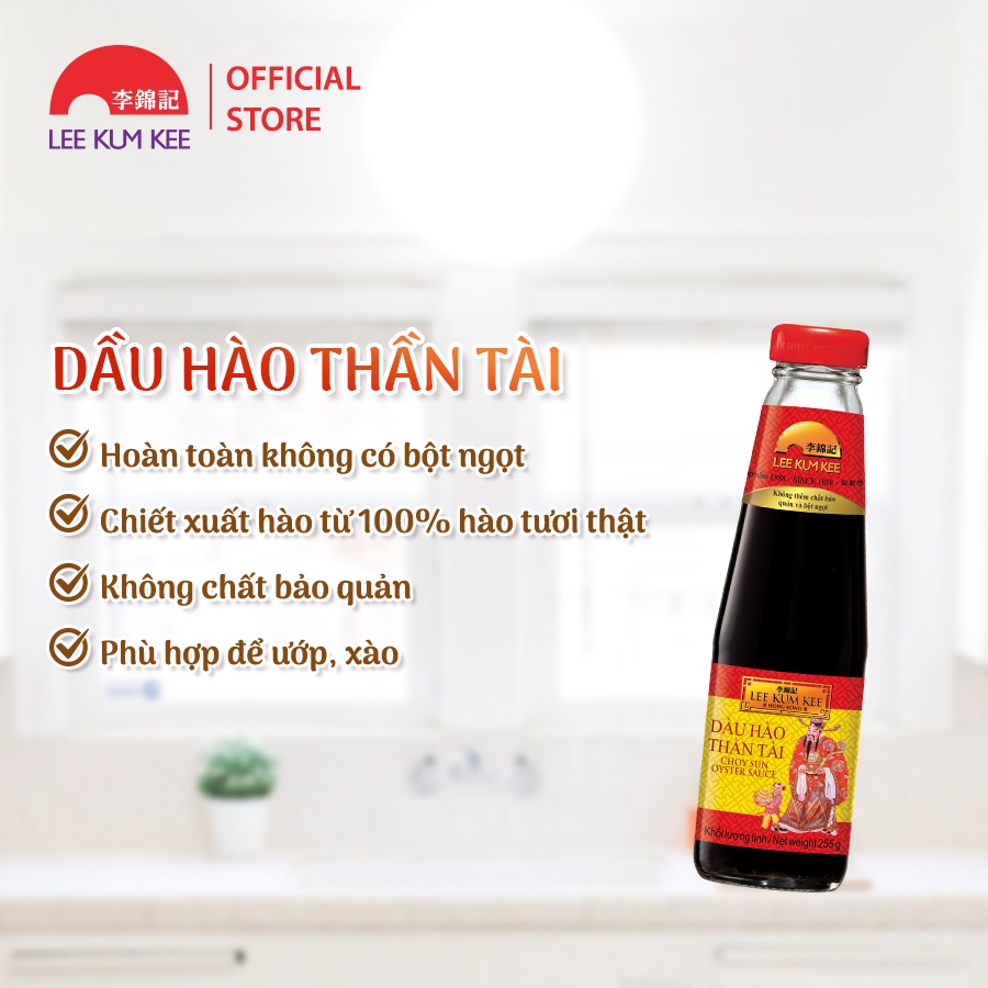 Dầu hào Thần tài Lee Kum Kee 255g