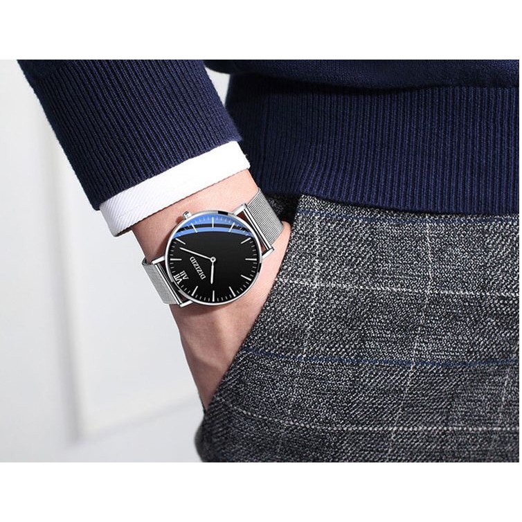 Đồng Hồ Nam Dizizid Mặt Mỏng Dây Lưới Thép Chính Hãng | BigBuy360 - bigbuy360.vn