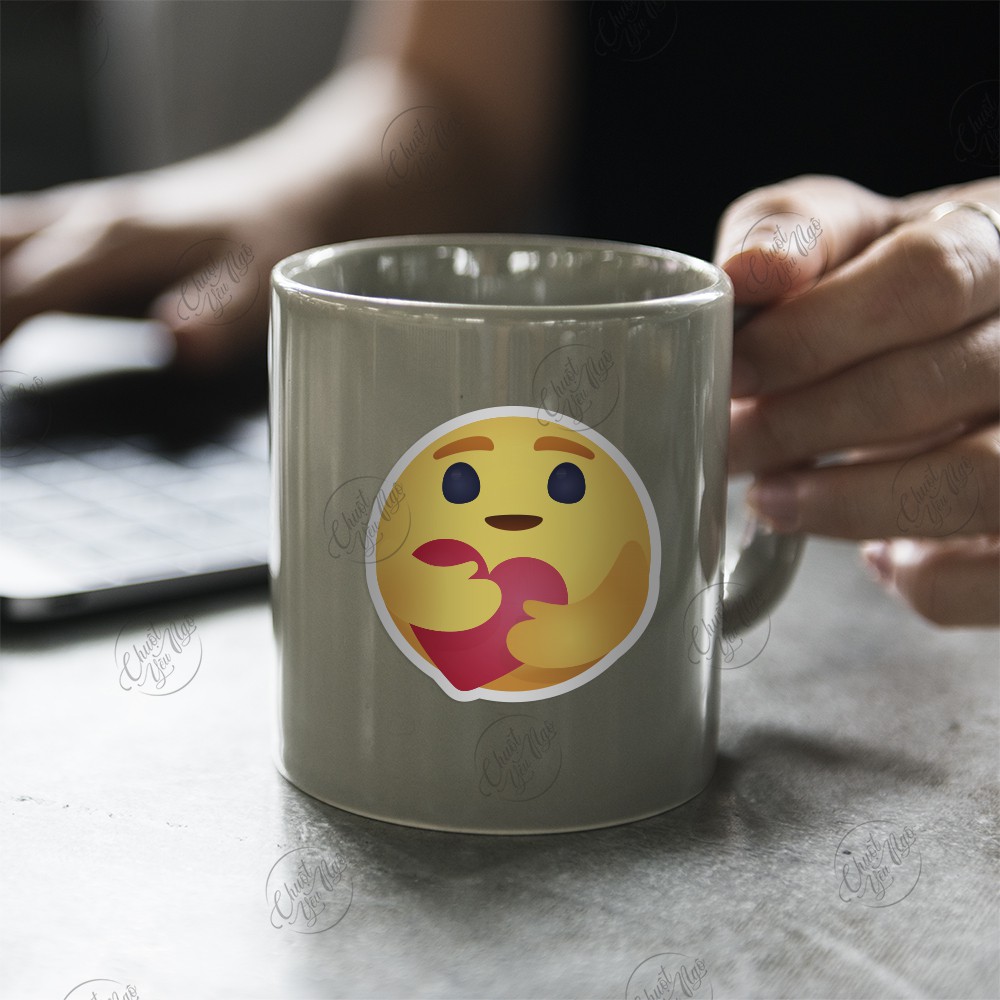 Bộ 25 sticker hình dán biểu cảm logo mạng xã hội like mặt cười facebook tiktok zalo instagram twitter ngộ nghĩnh