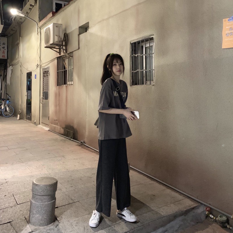 ÁO THUN TAY LỠ FORM RỘNG NỮ MATIDA CỰC ĐẸP