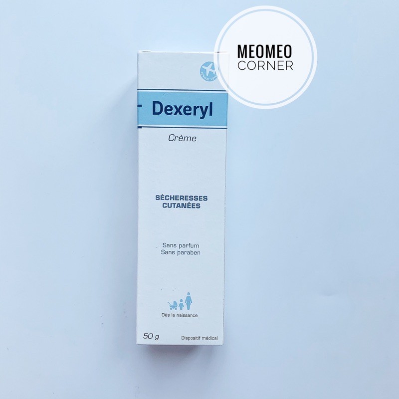 Kem dưỡng ẩm chàm sữa Dexeryl Pháp 50g và 250g chống nẻ