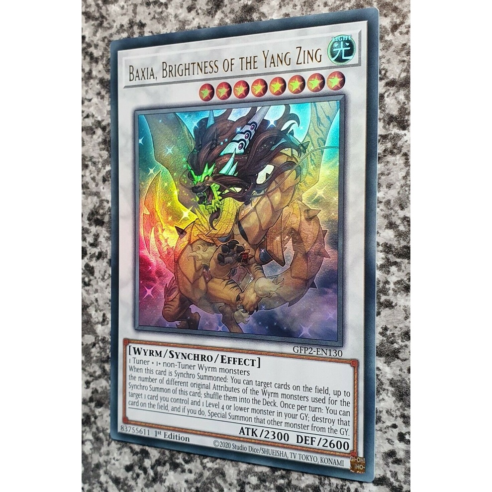 Bài Yugioh - Baxia Brightness Of The Yang Zing