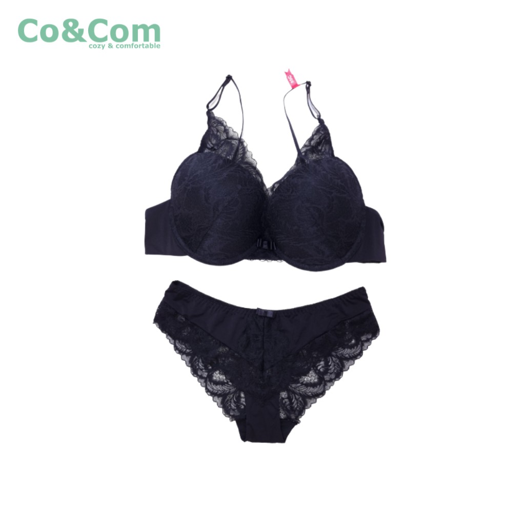 Bộ Đồ Lót Nữ Ren Co&Com BAN5028 Có Gọng, Đệm vừa Nâng Ngực Êm Ái | BigBuy360 - bigbuy360.vn