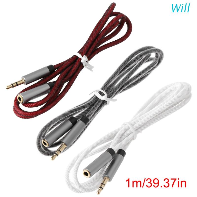 Dây Cáp Nối Dài Tai Nghe Chốt Cắm 3.5mm Cho Xiaomi Huawei Samsung HTC