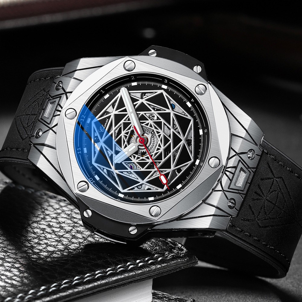 Đồng Hồ Cơ Chexi 8849 Chống Nước Phát Quang Dành Cho Nam