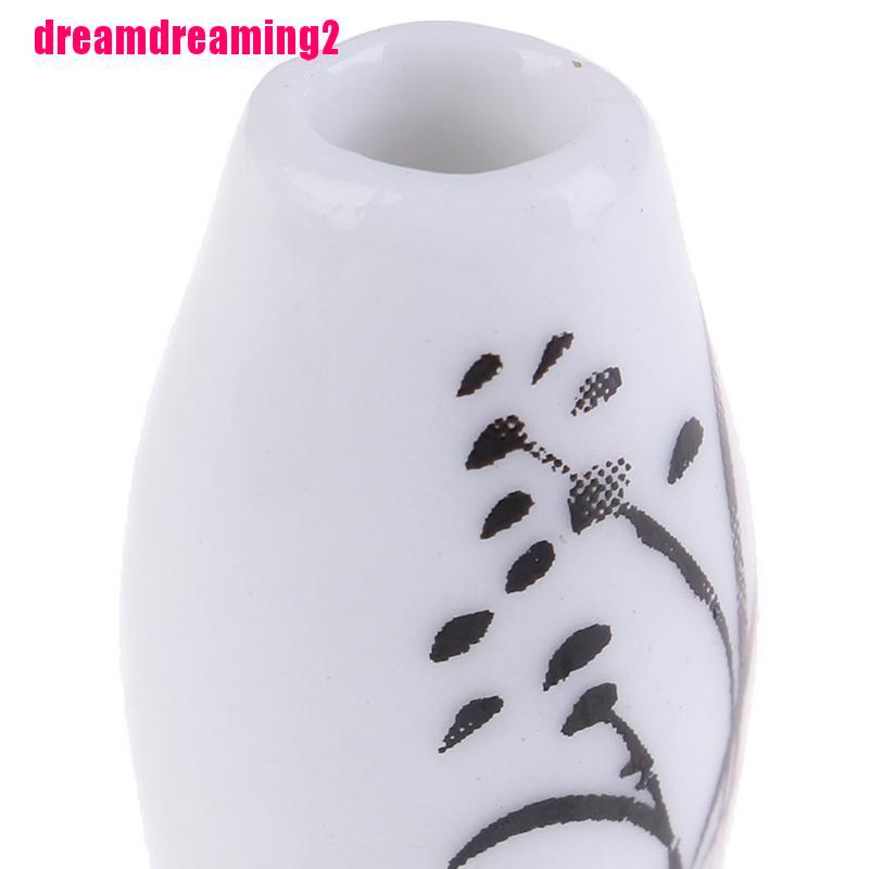 Bộ 3 Bình Hoa Sứ Tỉ Lệ 1: 1 Dùng Trang Trí Nhà Búp Bê
