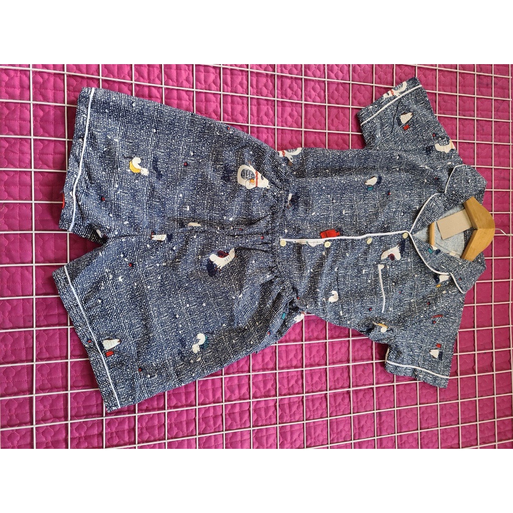 Combo 2 bộ đồ pijama nữ ngắn tay mặc nhà (giao màu ngẫu nhiên)