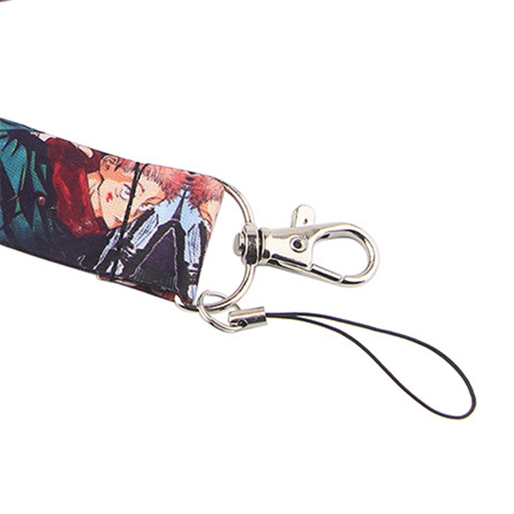 Mocho1 jujutsu kaisen lanyard strap máy ảnh đặc biệt di động nhật bản anime keychain điện thoại huy hiệu id người giữ huy hiệu