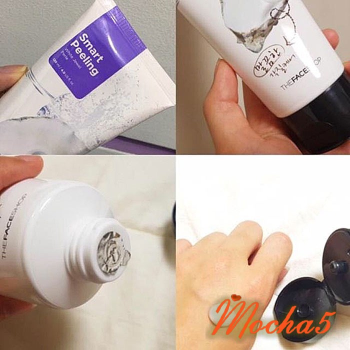 Tẩy tế bào da chết ngọc trai TFS White Jewel Peeling The Face Shop làm sạch da dễ dàng 120ml | BigBuy360 - bigbuy360.vn