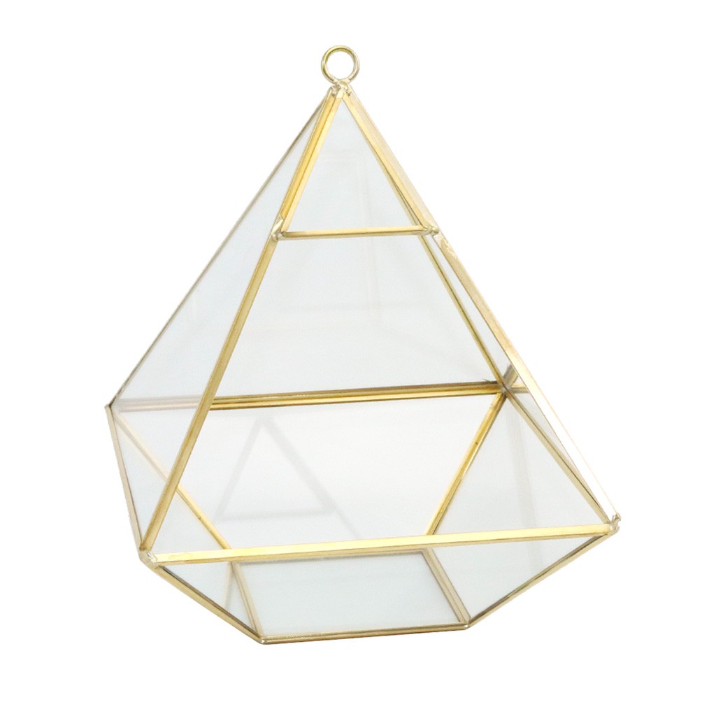 Chậu Kính Trồng Cây Kiểu Hình Học Hiện Đại