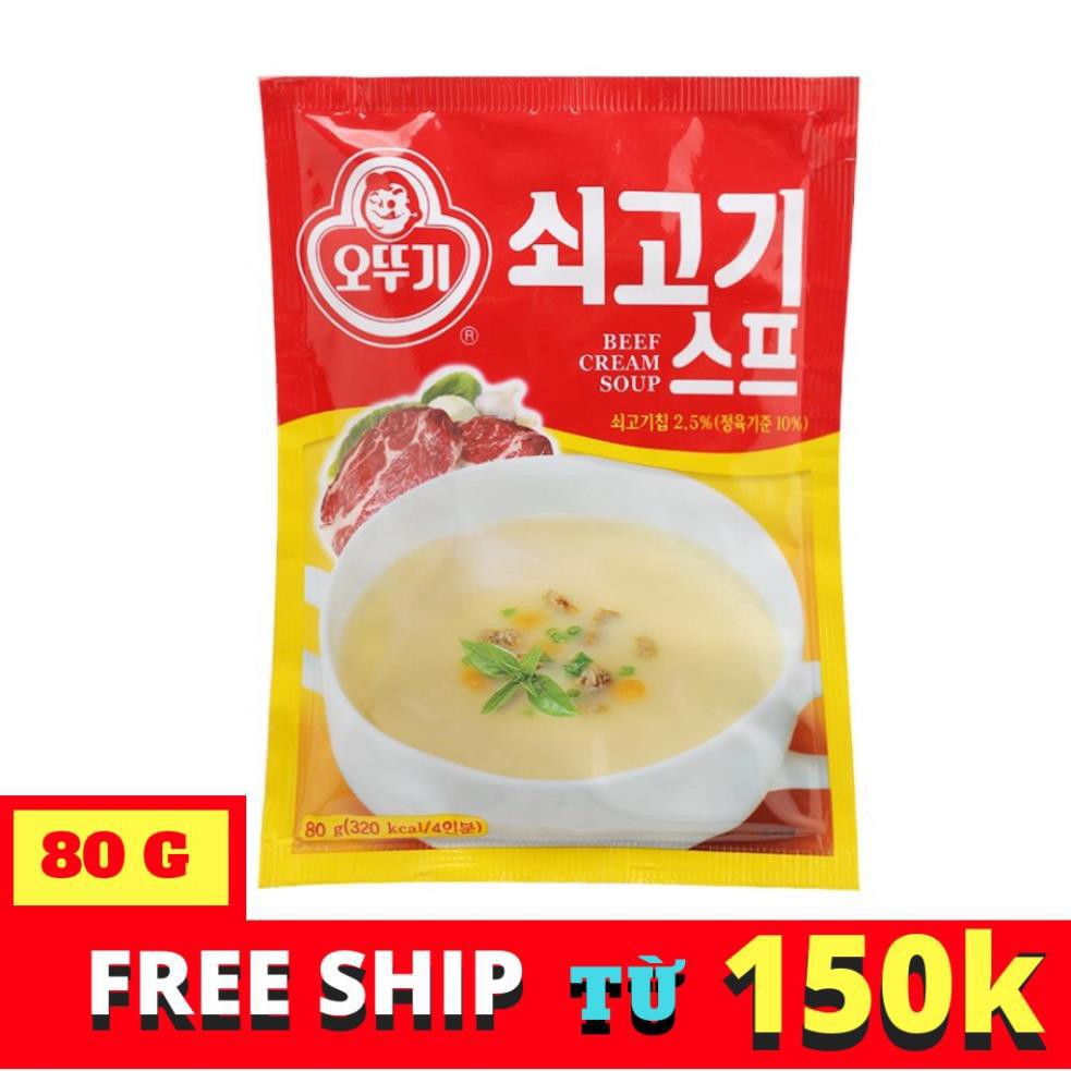 💥 ⚡ SẢN PHẨM CHÍNH HÃNG ( SÚP THỊT BÒ OTTOGI HÀN QUỐC GÓI 80G