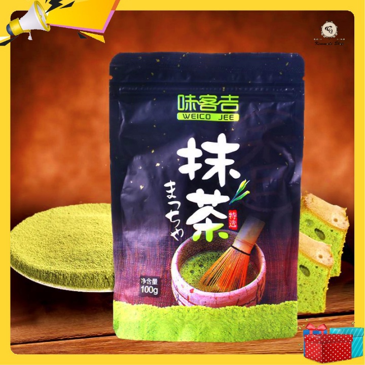 [ Matcha ] Bột matcha nguyên chất  nhập khẩu 100g
