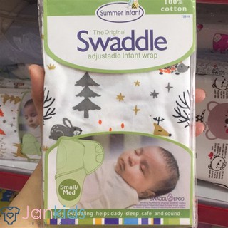 Ủ kén Summer Swaddle Me 100% cotton cho bé 0-4 tháng tuổi (sỉ, lẻ)