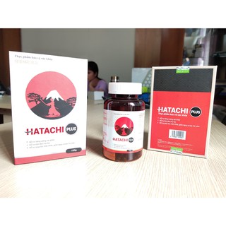 HATACHI PLUS - HỘP 100g - HỖ TRỢ GIẢM TÓC BẠC VÀ GIẢM NGUY CƠ TÓC  BẠC SỚM