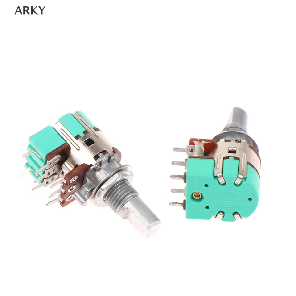 Chiết Áp ARKY H120 Âm Thanh Stereo Với Công Tắc A50K A10K 15mm
