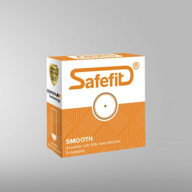 baocaosu_safefit Smooth chứa gấp đôi chất bội trơn, hiết kế ôm khít công nghệ Double - Fit, Công nghệ khử mùi cao su cực