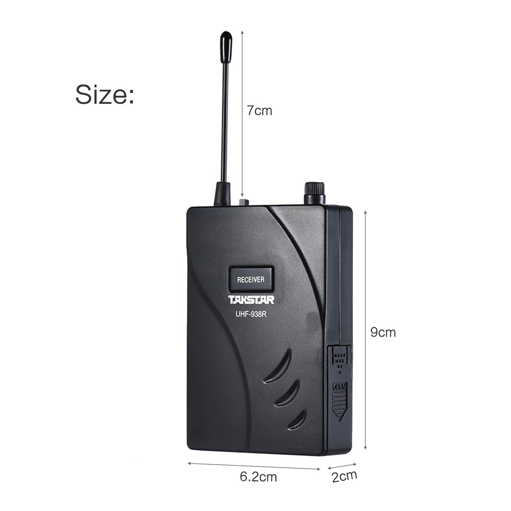 Takstar UHF-938 - Bộ Micro Không Dây Cho Tour Du Lịch