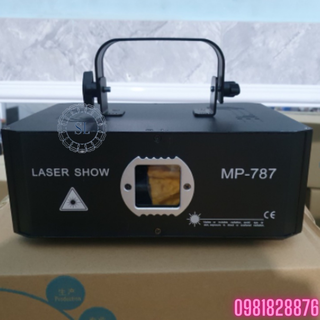 Đèn Laser MP 787 Laser Chiếu Hình 3D Hơn 1000 Hiệu Ứng Siêu Hot 2022