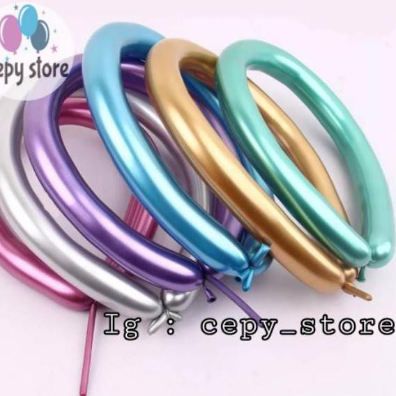 Bán Sỉ 10 Bong Bóng Cao Su Latex Màu Chrome Ánh Kim