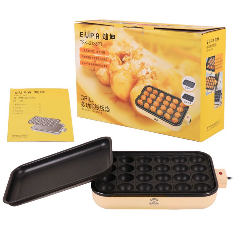 Máy làm bánh Takoyaki Nhật kiêm nướng EUPA