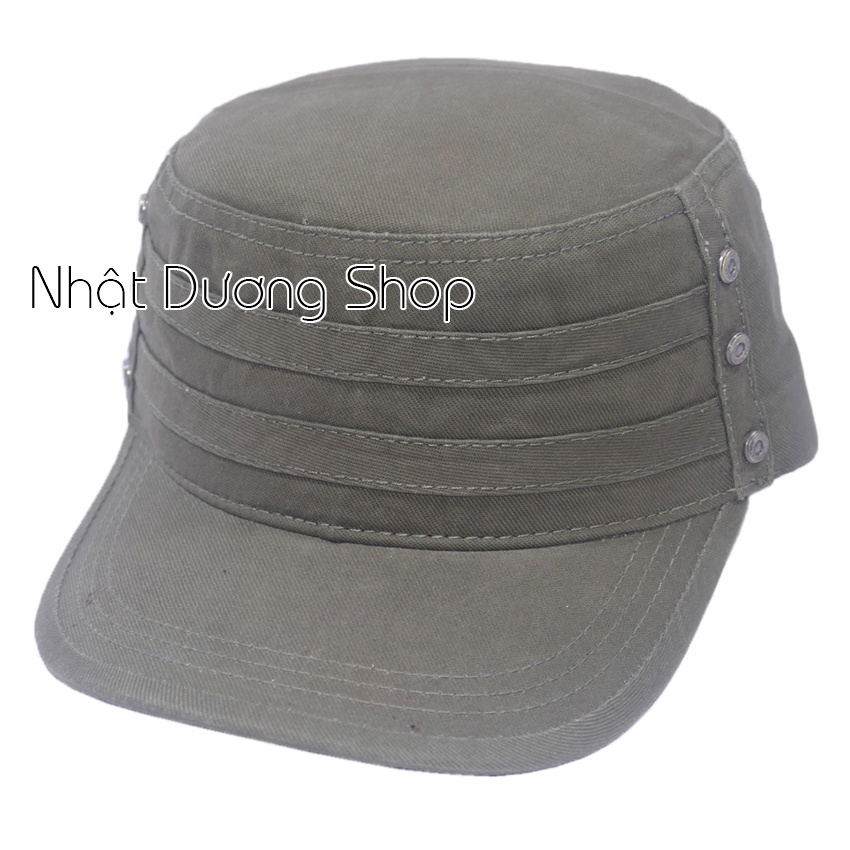 [ Nhiều màu ]Nón kết đầu bằng bít đuôi không thêu có 6 sò - có may thun phía sau giúp giữ chặt nón và tăng size vòng đầu