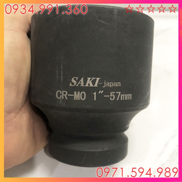 Đầu típ khẩu 1 inch 6 cạnh lục giác . Nhật Bản, dài 90mm, chất liệu carbon CRMO Siêu Cứng, Siêu Bền