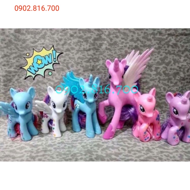 Bộ đồ chơi 6 chú ngựa Pony 118