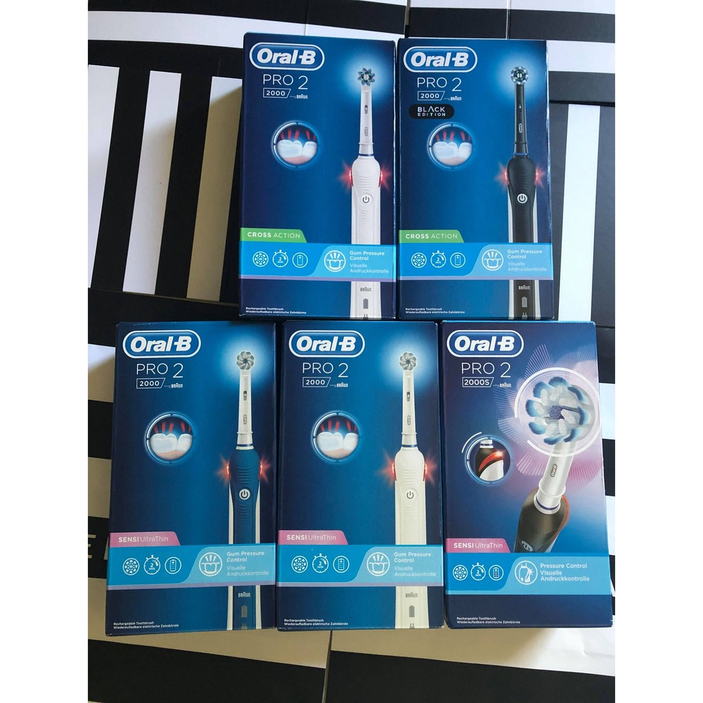 Bàn chải điện ORAL-B PRO 2 2000 PRO3 3000