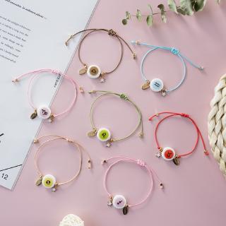 Vòng Đeo Tay Họa Tiết Cung Hoàng Đạo Phong Cách Hàn Quốc Thời Trang