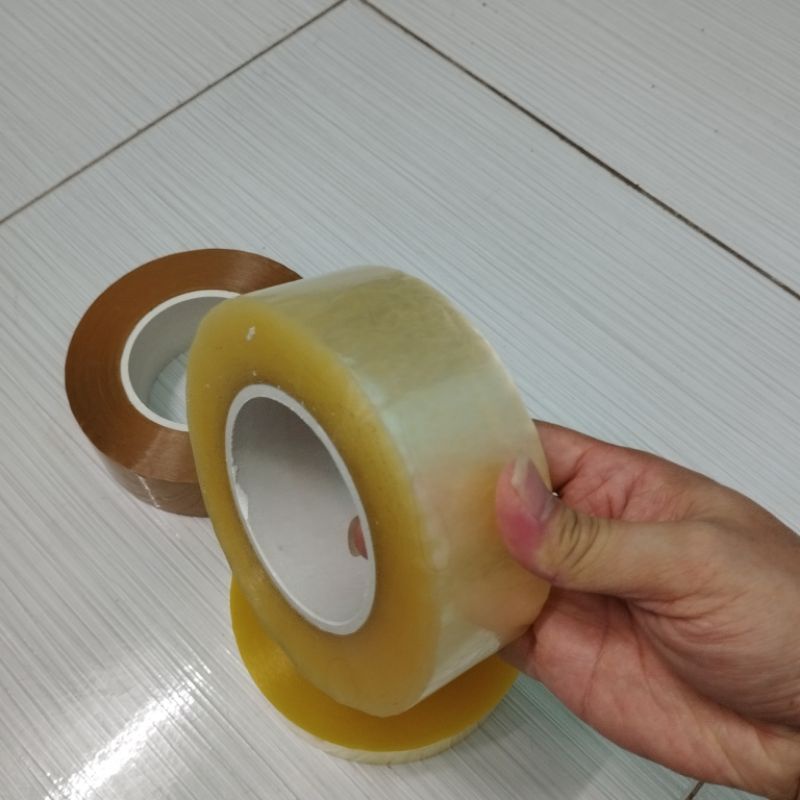 Băng dính 0.5kg lõi nhựa siêu mỏng