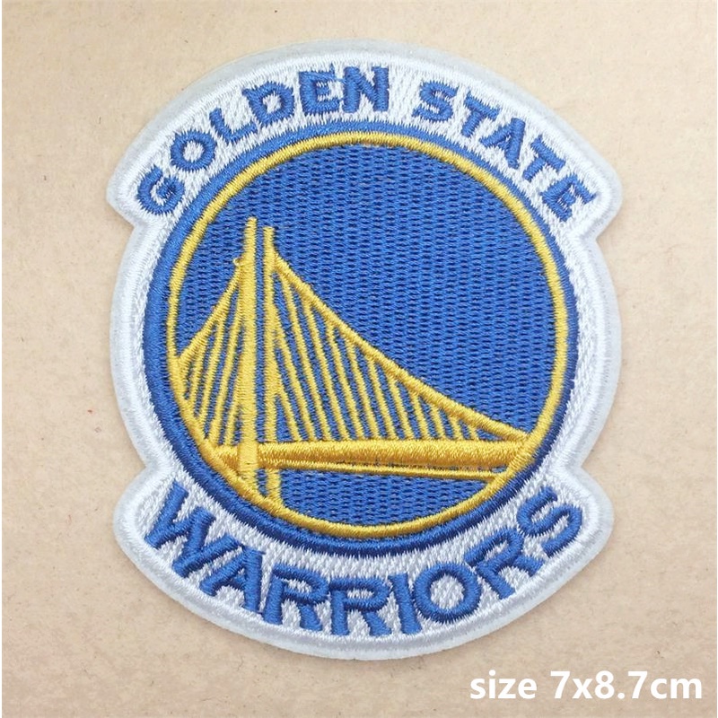 Miếng Dán Ủi Quần Áo Thêu Hình Đội Bóng Rổ Nba Mỹ Phương Tây diy Có Thể Ủi Lại Được