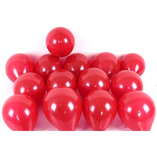 Bóng bay cao su  Bóng bay tiệc nhỏ, màu đỏ, gói 20