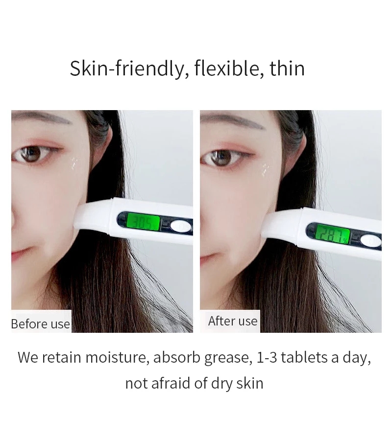 Set 100 Giấy Thấm Dầu Trà Xanh Tự Nhiên Chăm Sóc Da Mặt