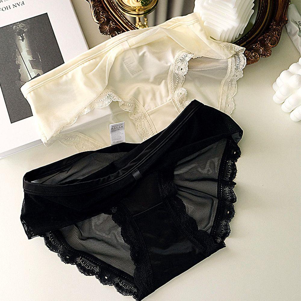 IVORY Quần Lót Ren Màu Sắc Ngọt Ngào Quyến Rũ Cho Nữ